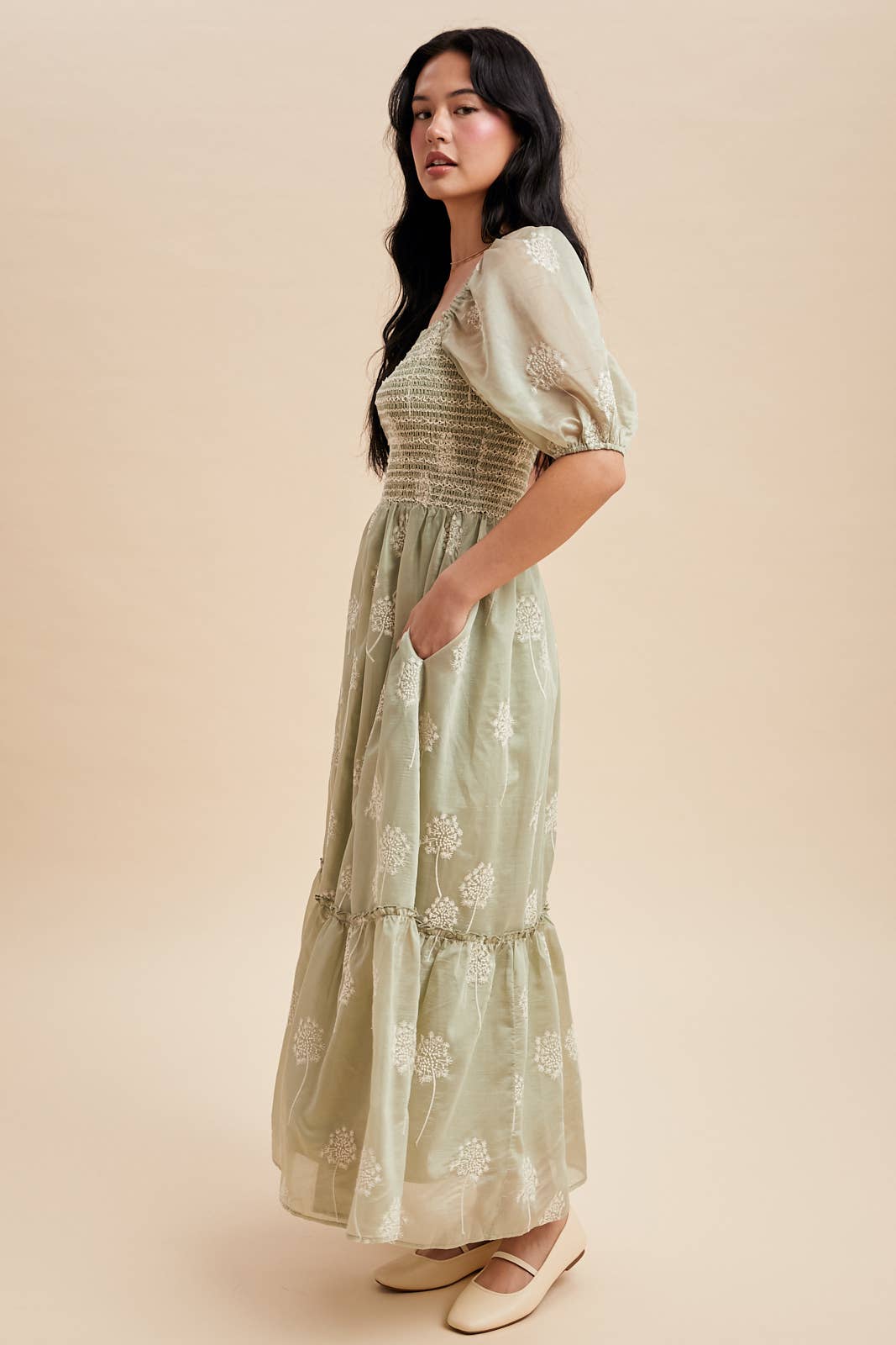 Dandelion Fields Maxi Dress