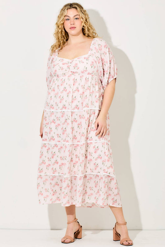 Sophie Floral Midi Dress