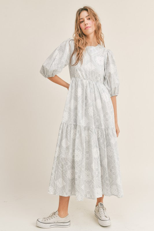Romie Paisley Maxi Dress