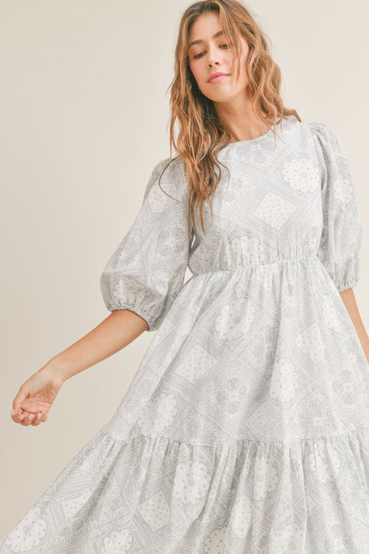 Romie Paisley Maxi Dress